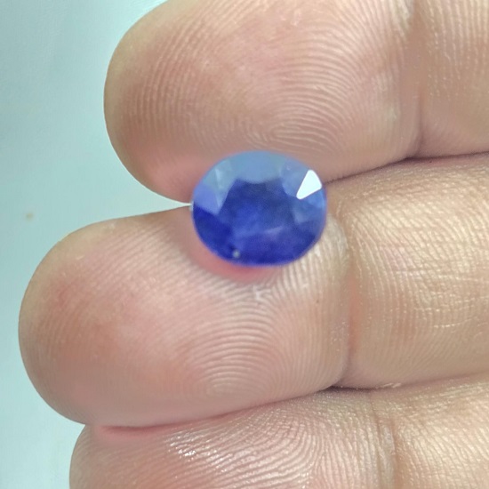 Blue Sapphire (Neelam Stone) – Certified Natural Gemstone for Saturn (Shani) Planet